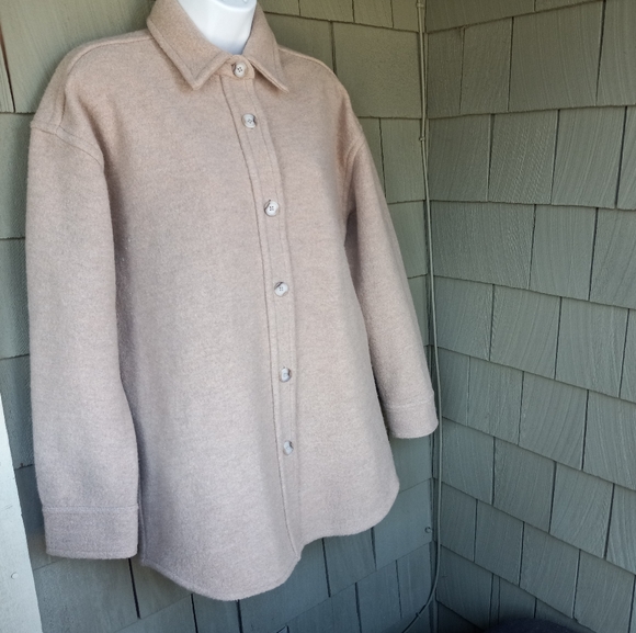 ARITZIA BABATON MERINO WOOL SHIRT JACKET - Picture 2 of 10